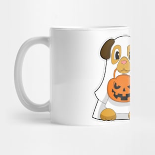 Dog Halloween Pumpkin Mug